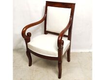 Petit fauteuil d'enfant Restauration acajou enroulement XIXème siècle