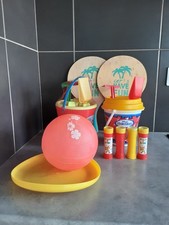 Lot jouets de plage jardin vintage