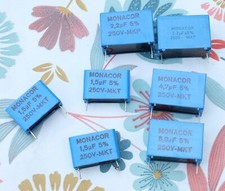 7x Monacor MKT 1.5µF 2.2µF