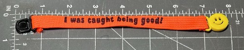 Bracelet ruban poignet orange - ruban,