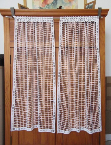 Paire rideaux brise - -vue,