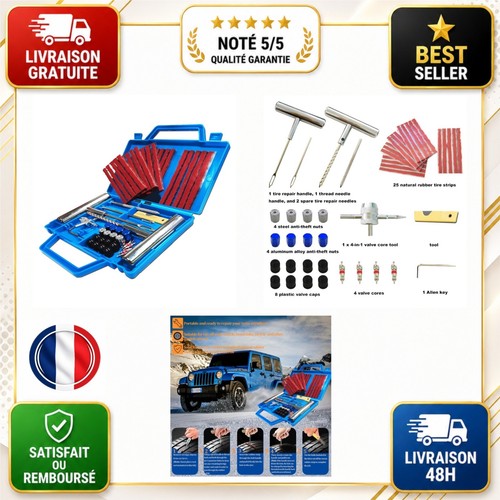 Kit réparation pneu - , 53