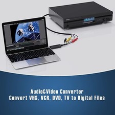 Convertisseur vidéo et audio USB carte de capture vidéo convertisseur VHS ver...