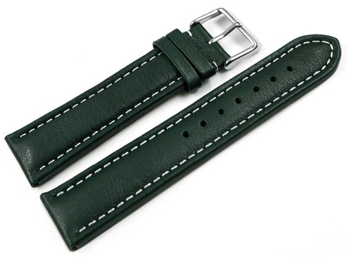 Bracelet montre cuir lisse