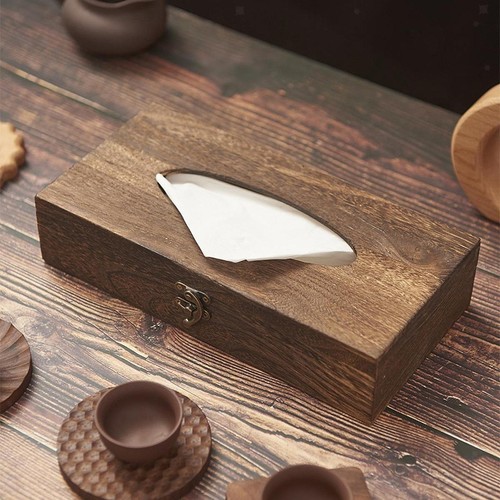 Boîte mouchoirs bois - à,