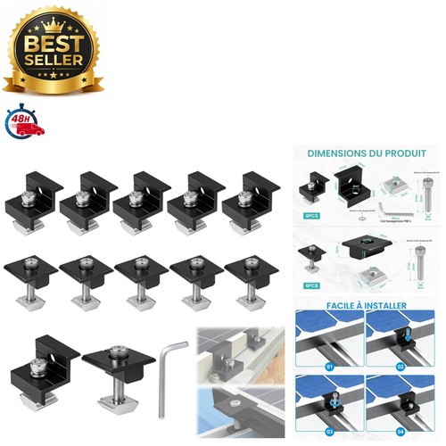 Kit fixation panneaux solaires