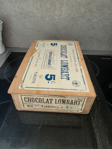 Boîte chocolat bois bompard - chocolat,