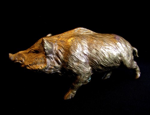 Sanglier bronze 6 kg - en,