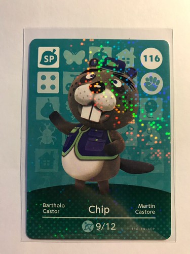 Carte amiibo animal crossing - carte,