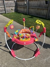 Fisher-Price Baby Bouncer Pink Petals Jumperoo Musical Activity Center