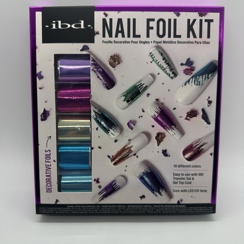 Ibd nail foil kit colors - nail, 10