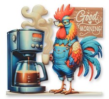 Plaque tableau magnétique coq