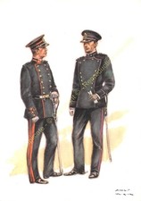 MILITARIA ILLUSTRATION JUNIOR OFFICER OF BELGIAN INFANTRY GUIDES 1931