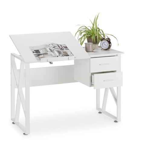 Bureau avec pupitre réglable