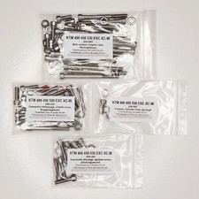 KTM 400 450 530 EXC XC-W 2008 2011 Kit vis BTR inox moteur complet 