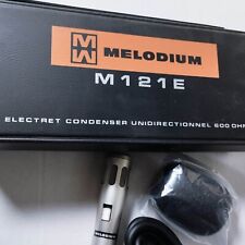 Microphone electret condenser unidirectionnel M121E Melodium NOS        PH15