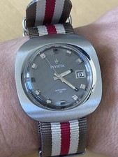 Vintage INVICTA Automatic AS 1913 Watch Watch Watch Montre Steel Swiss NOS