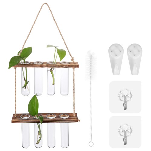 Vase tube essai - essai, fleurs