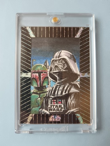 Topps sketch star wars 1 - star, 1/1