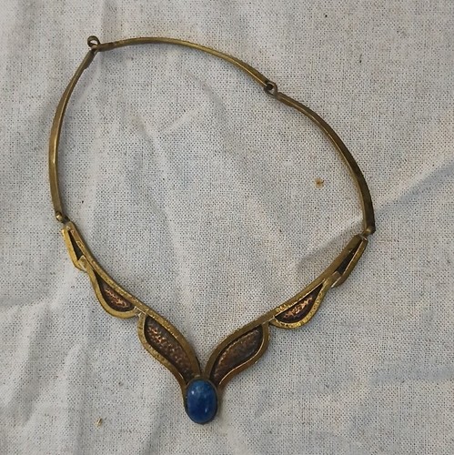 Collier torque rigide doré
