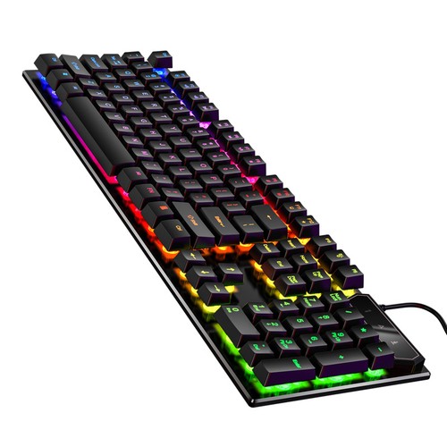 Clavier gamer rgb mécanique - clavier,