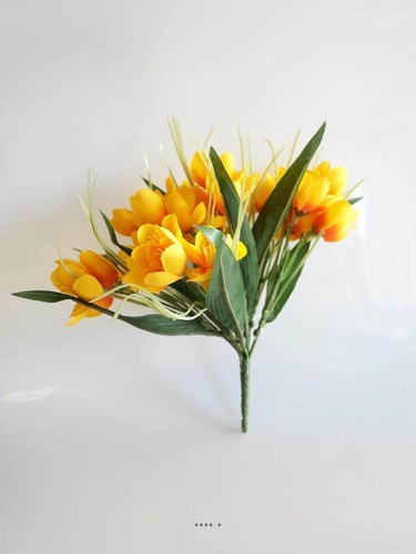 Bouquet crocus artificiels - de,