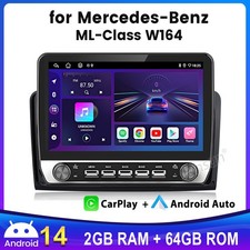 2+64GB Android 14 For Mercedes Benz W164 ML500 GL350 GL450 Carplay Car Radio GPS