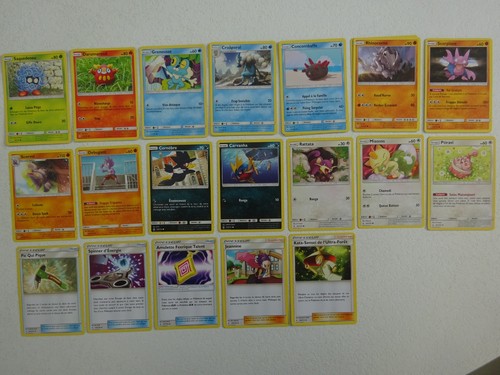 Lot 114 cartes pokémon - lot,