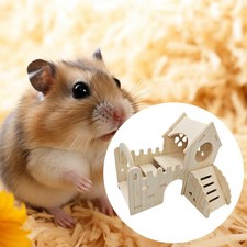 Hamster en bois Hideout House