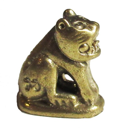 Figurine chat fou statuette