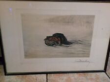 Leon Danchin tableau chasse