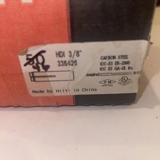 lot of 46 Hilti 336426 HDI 3/8"  Drop-In Threaded Concrete Anchors