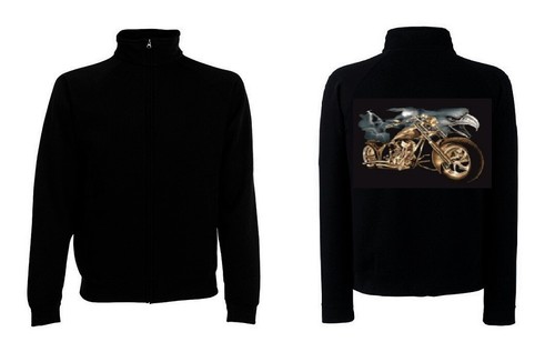 Veste sweatshirt noir twin - v,
