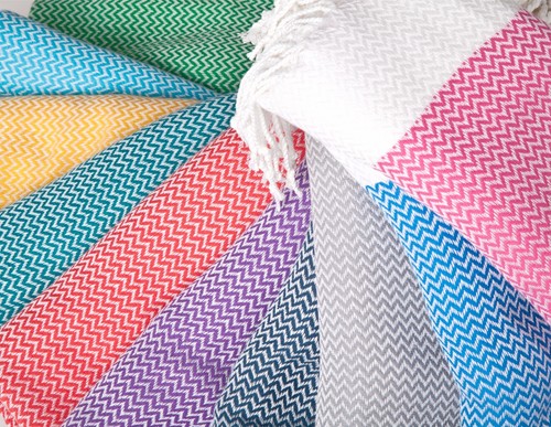 Zigzag weave turkish - turkish, towel