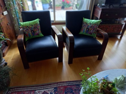 Paire fauteuils art - paire,