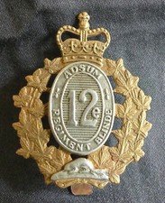Insigne militaire canadien – 12ᵉ Régiment Blindé ADSUM – REF 5104