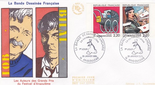 France 1988 fdc - fdc, bande