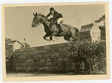 PHOTO, jumping mount riding horse mount rider horse