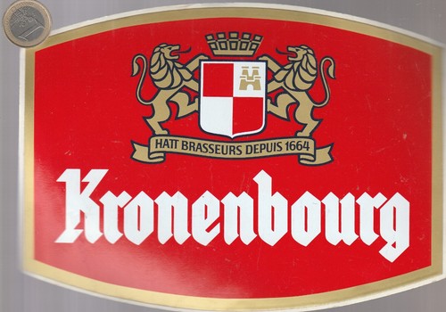 Sticker beer kronenbourg - sticker.,
