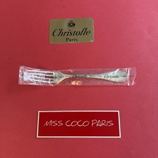 CHRISTOFLE MARLY TABLE FORK 20.5CM SILVER METAL NEW FIRM BLISTER