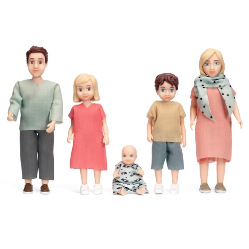 Lundby poppen voor poppenhuis - lundby,