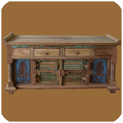 Commode bois massif java - bois, "java"