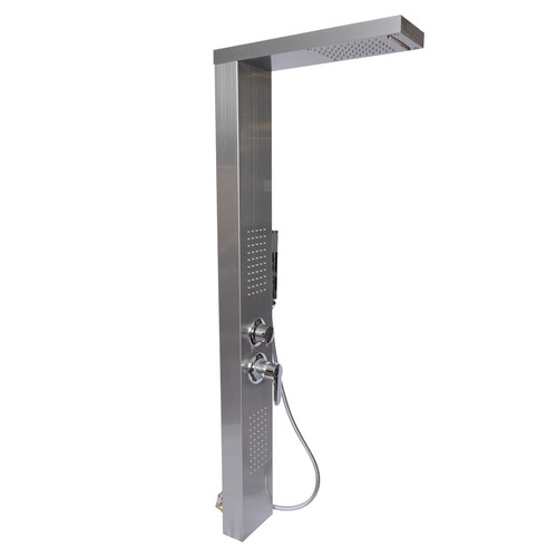 Douche pluie acier - de, en