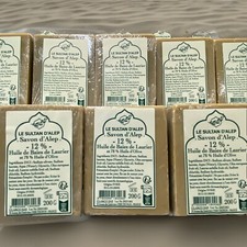 *Lot de 8* Savon d’Alep Le