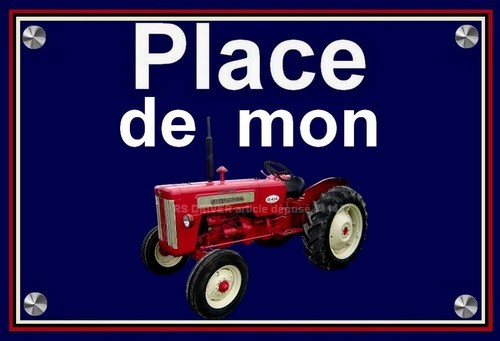 Plaque place mon - plaque,