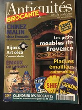 ANTIQUITE BROCANTE DECO 6/BIJOU ART DECO/EMAUX LONGWY/MEUBLE PROVENCE/PLAQUE AUT