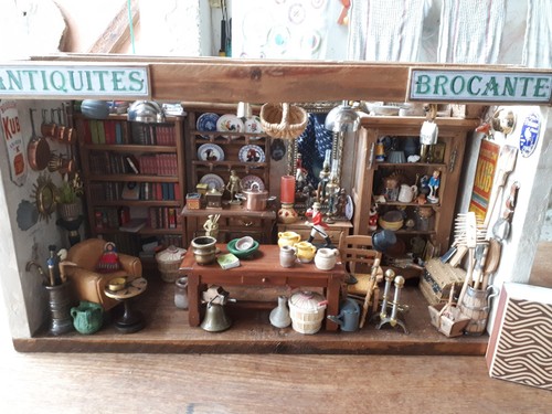 Miniature magasin brocante - de,