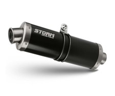 Pot d'Pot D'Echappement by Mivv Oval Acier Noir Aprilia TUAREG 660 2022 > 2026