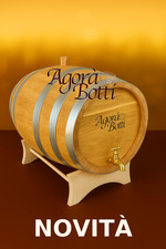 OAK 20 Litre Barrel with BRASS Faucet and Custom Fire Logo