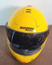 Nolan Yellow N102 Adult Motorcycle Helmet Size Small 1670g